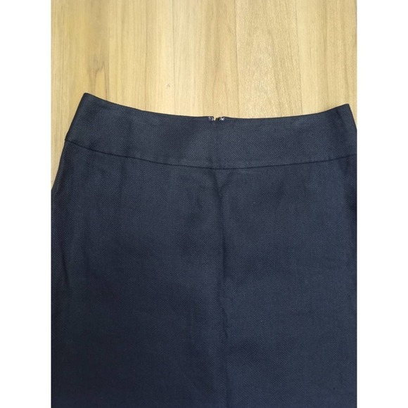 NWT Ralph Lauren Size 8 Black 100% Linen Pencil Skirt Work Office $159 Retail - Picture 3 of 6